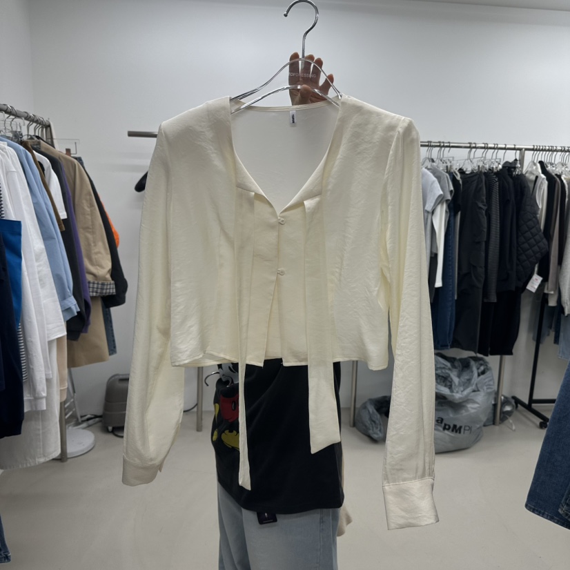 TOPDRESSING韓國東大門直郵女士新款時尚人氣熱賣襯衫蕾絲衫TOPDRESSING襯衫/蕾絲衫圖色1白色