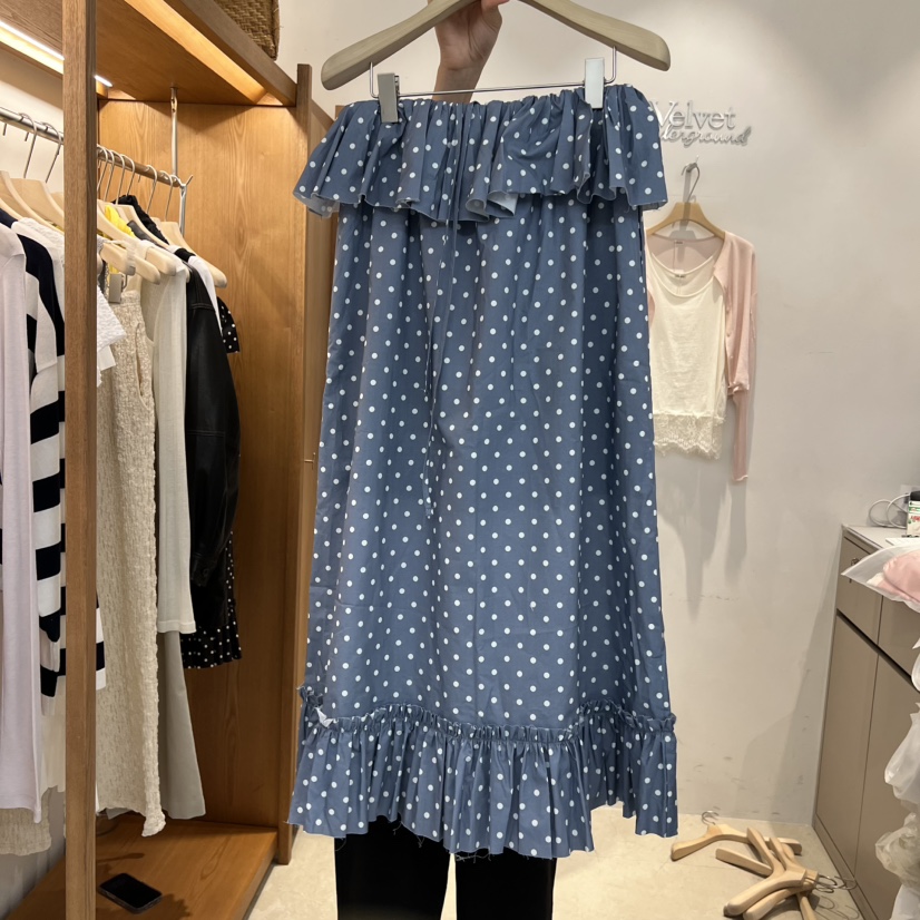 VELVET UNDERGROUND韓國直郵實拍女士新品休閑推薦人氣長裙VELVET UNDERGROUND長裙圖色2