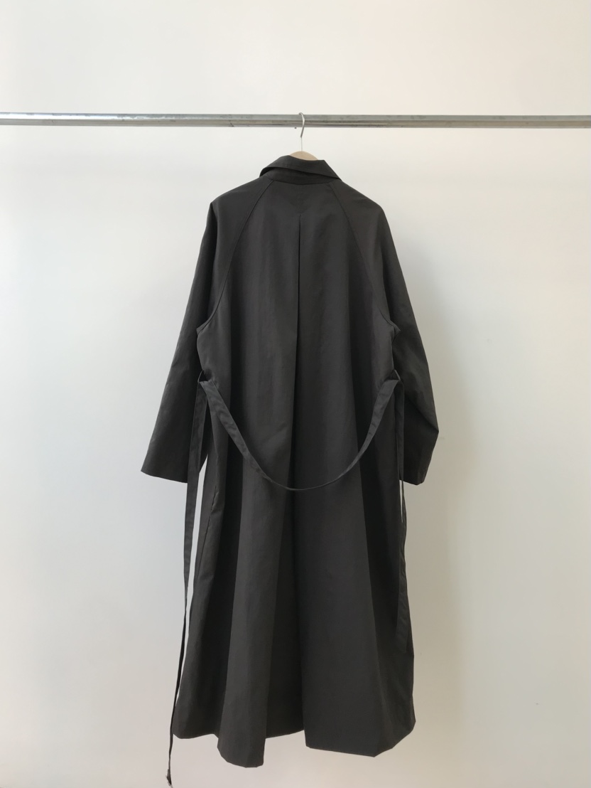 TAFFETA/MURET韓國直郵實拍女裝新款休閑長款風衣含腰帶TAFFETA/MURET長款風衣