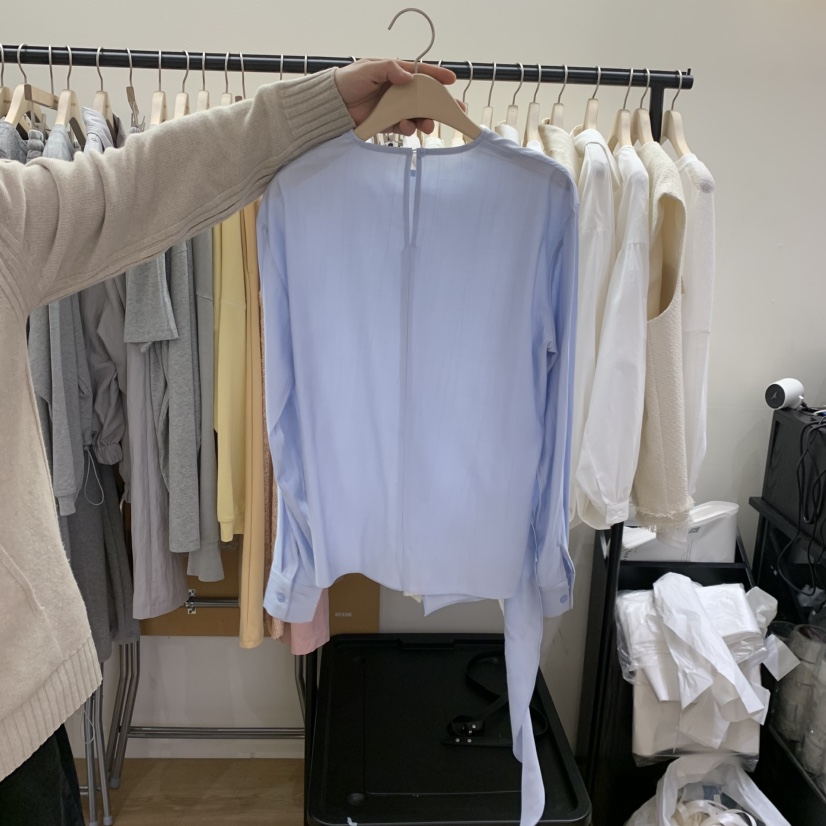 SPAGHETTI韓國直郵女裝新款推薦休閑職業人氣熱賣襯衫蕾絲衫spaghetti襯衫/蕾絲衫