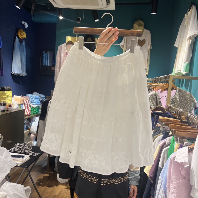 MERCI LINDA韓國代購女裝新款推薦時尚人氣熱賣休閑短裙MERCI LINDA短裙