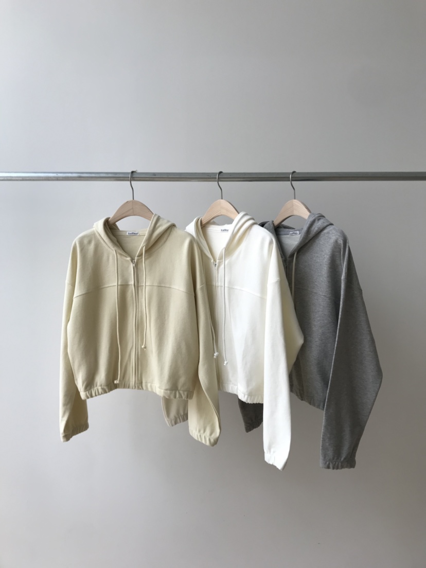 TAFFETA/MURET韓國直郵實拍女士新款熱賣夾克毛圈布連帽衫柔軟TAFFETA/MURET夾克