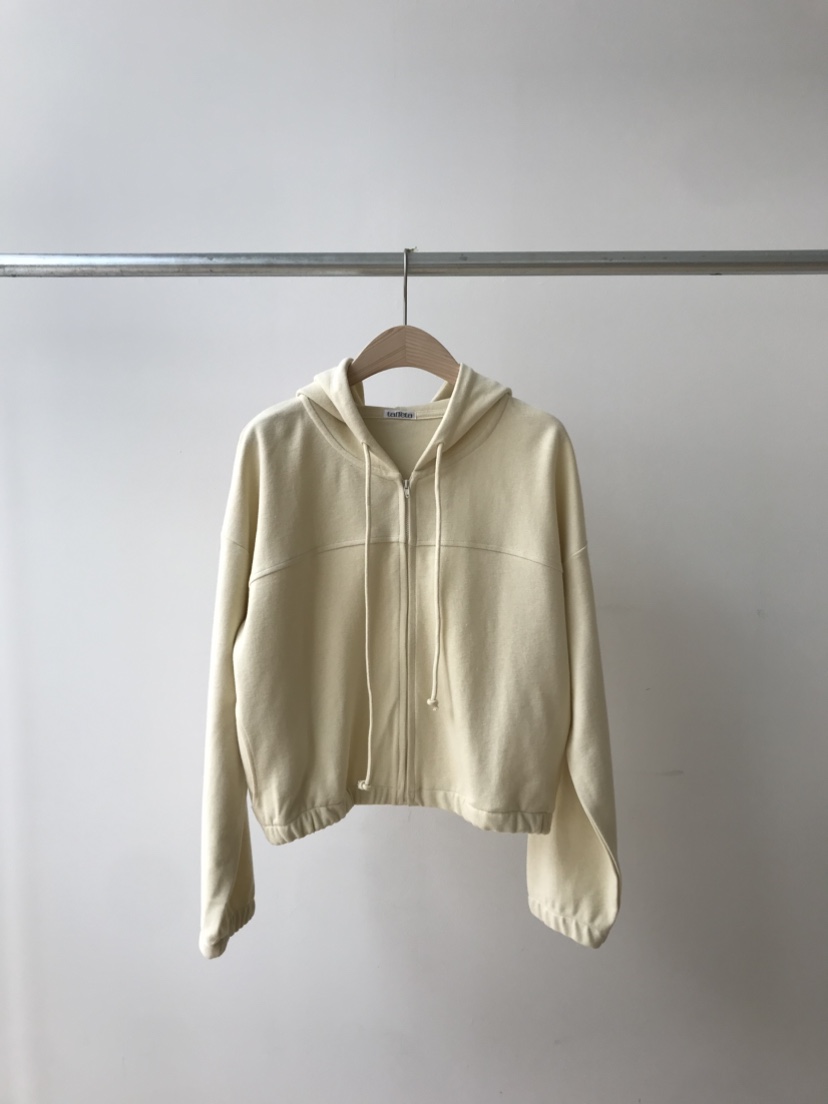 TAFFETA/MURET韓國直郵實拍女士新款熱賣夾克毛圈布連帽衫柔軟TAFFETA/MURET夾克圖色1