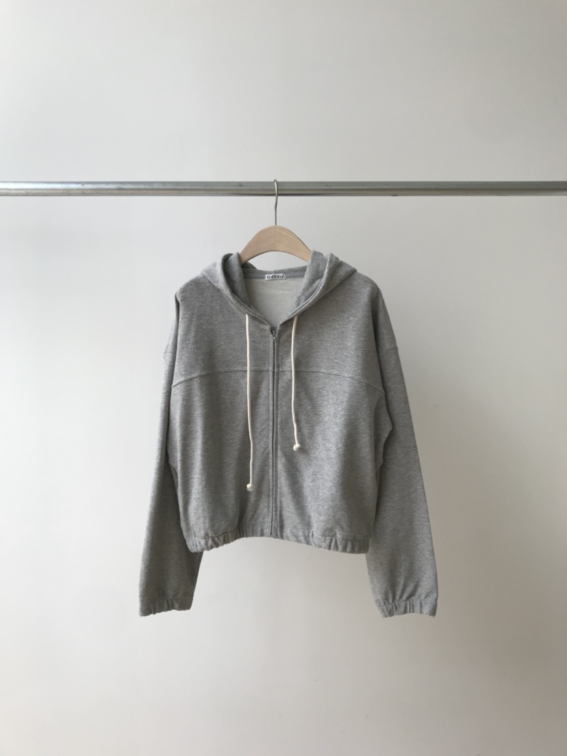 TAFFETA/MURET韓國直郵實拍女士新款熱賣夾克毛圈布連帽衫柔軟TAFFETA/MURET夾克圖色3