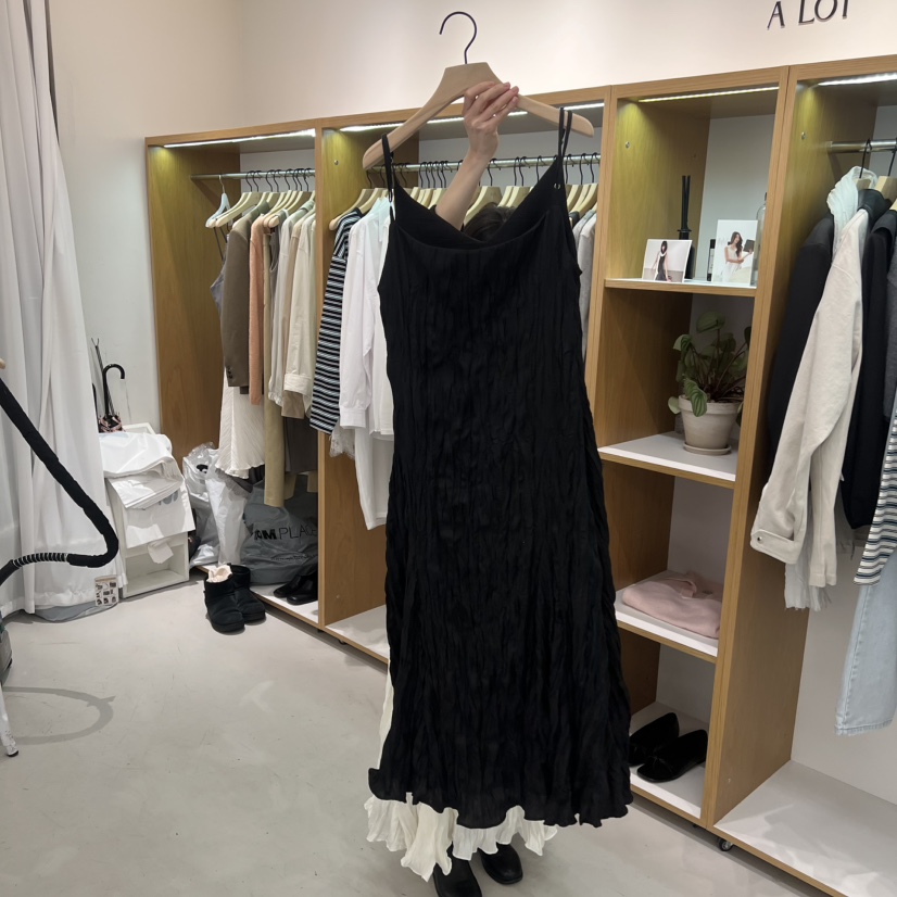 ALOT韓國代購女士新品26春夏推薦時尚熱賣人氣休閑連衣裙A LOT連衣裙