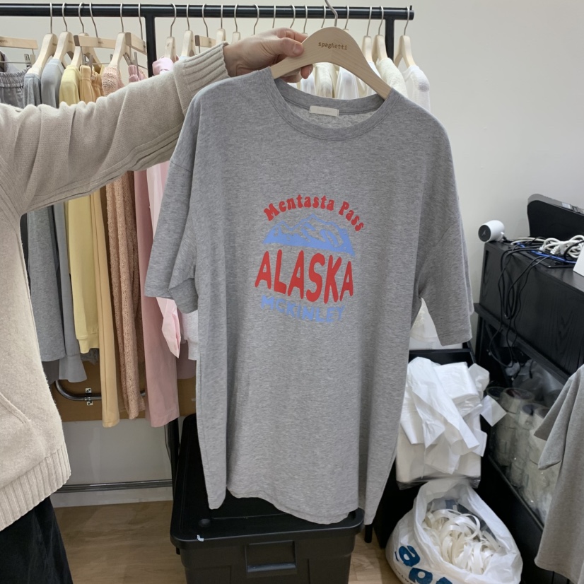 SPAGHETTI韓國直郵女裝新品熱賣推薦休閑人氣職業時尚T恤spaghettiT恤圖色2