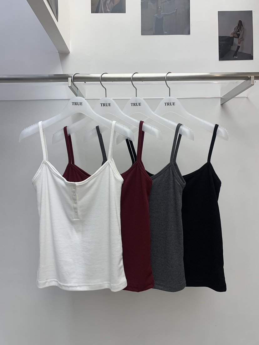 TRUE韓國東大門代購女裝新款職業休閑推薦時尚人氣吊帶背心TRUE吊帶/背心