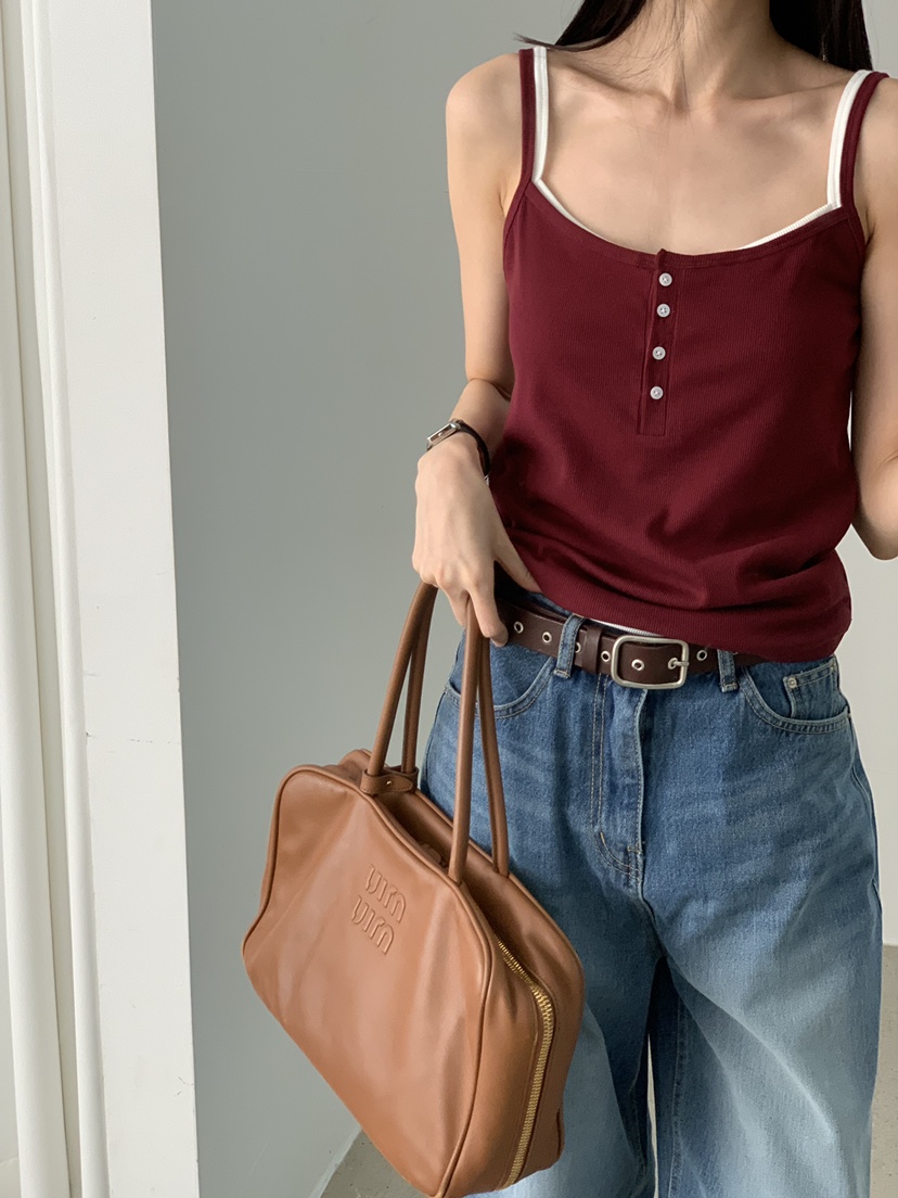 TRUE韓國東大門代購女裝新款職業休閑推薦時尚人氣吊帶背心TRUE吊帶/背心