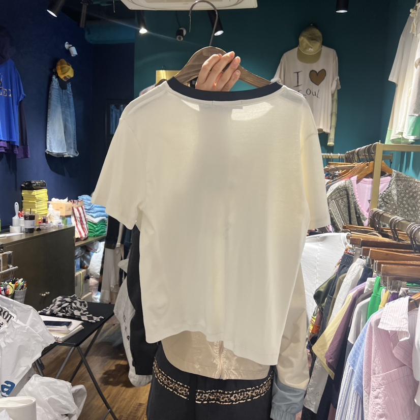 MERCI LINDA韓國直郵女裝新品時尚26春夏熱賣休閑職業T恤MERCI LINDAT恤