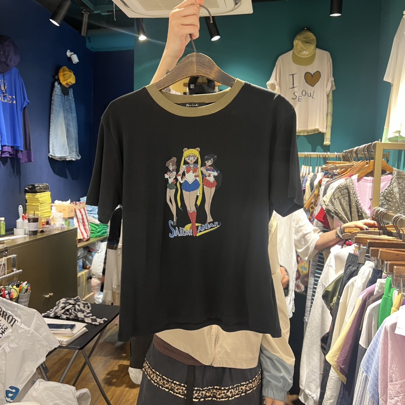 MERCI LINDA韓國直郵女裝新品時尚26春夏熱賣休閑職業T恤MERCI LINDAT恤圖色3