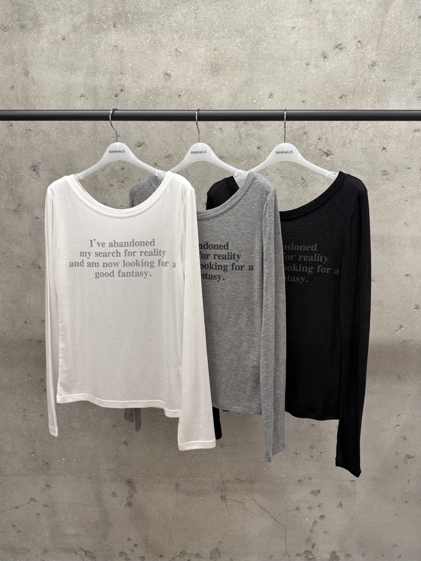 EST韓國東大門直郵女士新款熱賣人氣休閑推薦長袖T恤天絲EST/RAWHAUS長袖T恤