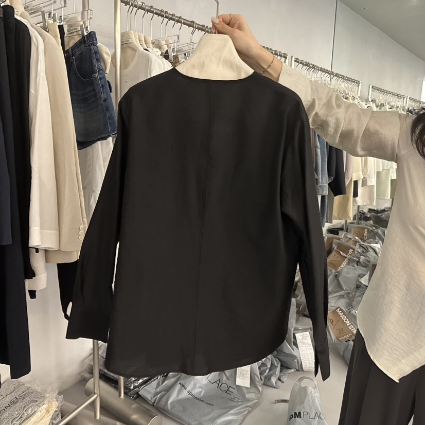 DOUBLE STANDARD/LE SMOKING/MAISONSTAFF韓國直郵實拍女士新款人氣襯衫蕾絲衫MAISONSTAFF襯衫/蕾絲衫