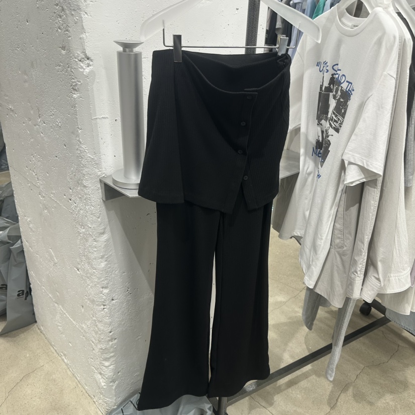 HELVETICA韓國代購女士新款休閑推薦時尚人氣職業26春夏裙褲HELVETICA裙褲圖色2