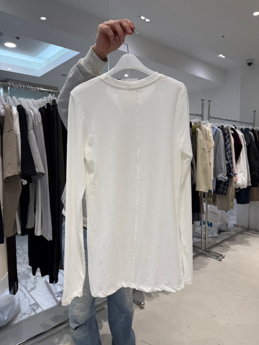 THE BRUNCH韓國直郵實拍女士新品時尚人氣職業26春夏長袖T恤THE BRUNCH長袖T恤