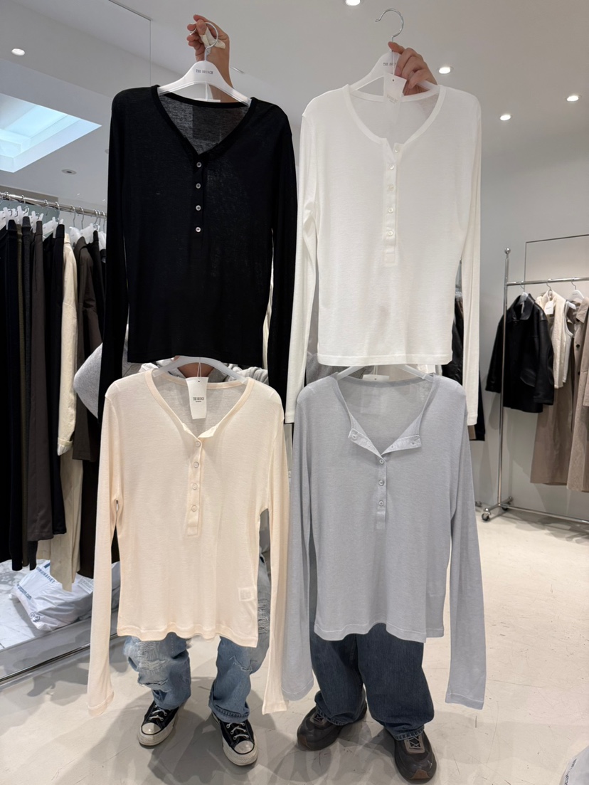 THE BRUNCH韓國直郵實拍女裝新款人氣時尚職業休閑長袖T恤THE BRUNCH長袖T恤