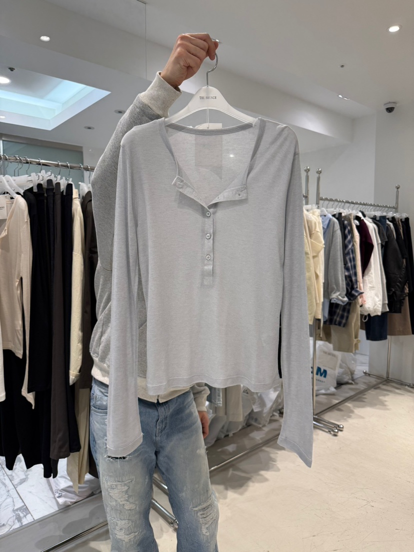 THE BRUNCH韓國直郵實拍女裝新款人氣時尚職業休閑長袖T恤THE BRUNCH長袖T恤圖色1