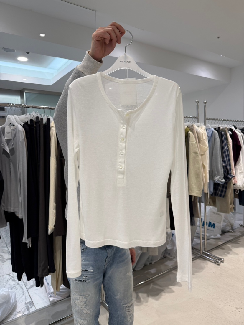 THE BRUNCH韓國直郵實拍女裝新款人氣時尚職業休閑長袖T恤THE BRUNCH長袖T恤圖色2