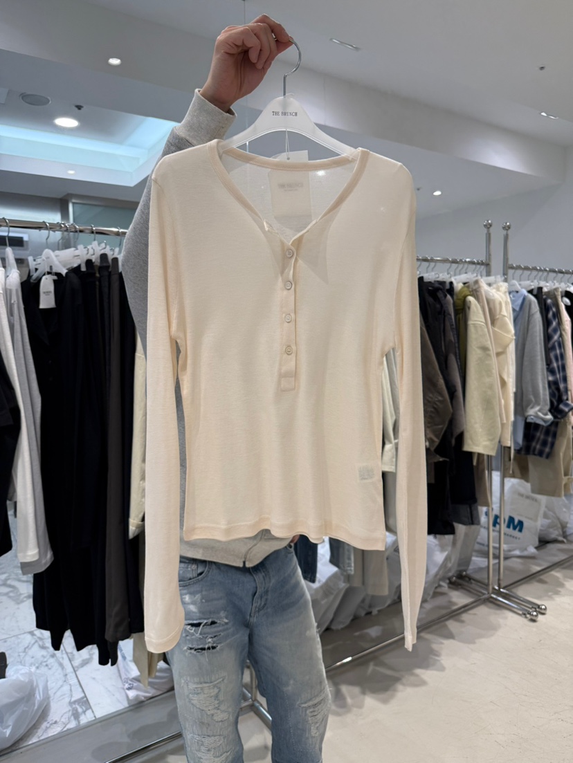 THE BRUNCH韓國直郵實拍女裝新款人氣時尚職業休閑長袖T恤THE BRUNCH長袖T恤圖色3