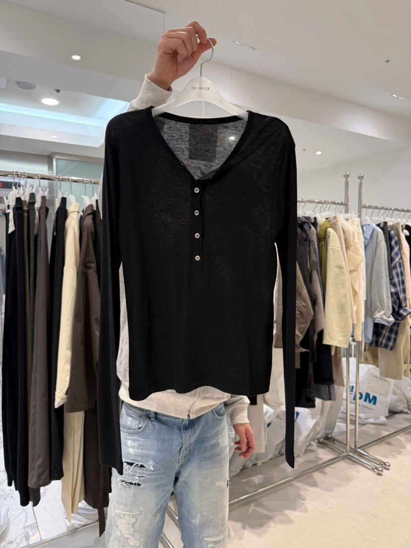 THE BRUNCH韓國直郵實拍女裝新款人氣時尚職業休閑長袖T恤THE BRUNCH長袖T恤圖色4