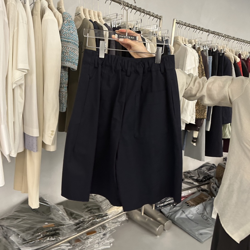 DOUBLE STANDARD/LE SMOKING/MAISONSTAFF韓國直郵實拍女裝新品職業短褲不含腰帶MAISONSTAFF短褲