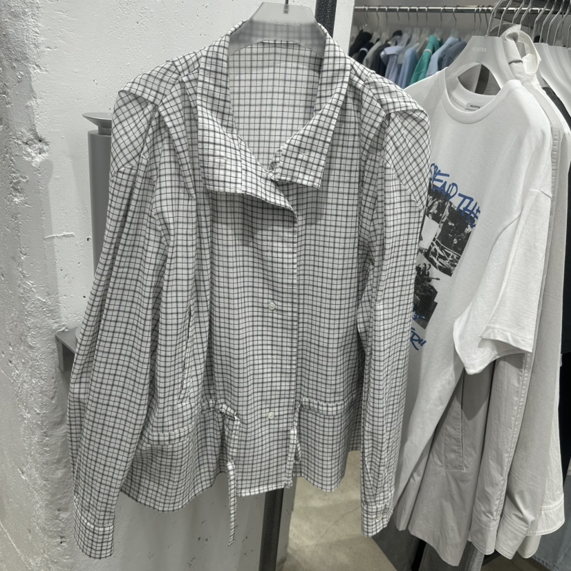 HELVETICA韓國代購女裝新款26春夏熱賣休閑職業襯衫蕾絲衫HELVETICA襯衫/蕾絲衫圖色1