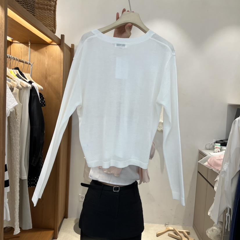 VELVET UNDERGROUND韓國代購女裝新款人氣熱賣針織衫透明VELVET UNDERGROUND針織衫