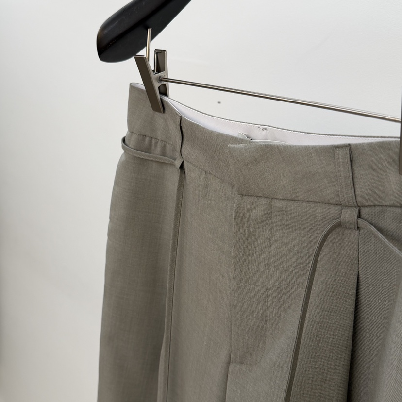 ID韓國代購女裝新款休閑時尚職業人氣推薦休閑褲含腰繩腰帶ID休閑褲