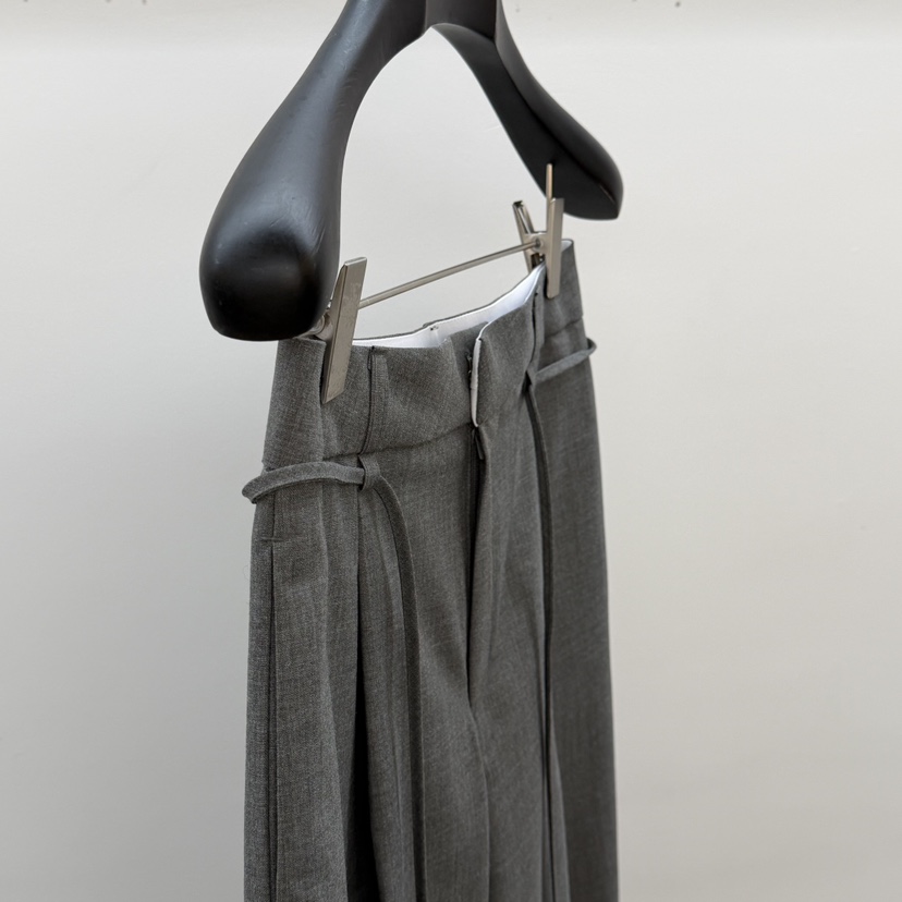 ID韓國代購女裝新款休閑時尚職業人氣推薦休閑褲含腰繩腰帶ID休閑褲