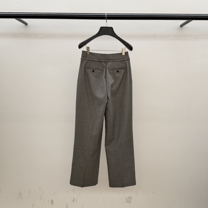 ID韓國代購女裝新款休閑時尚職業人氣推薦休閑褲含腰繩腰帶ID休閑褲