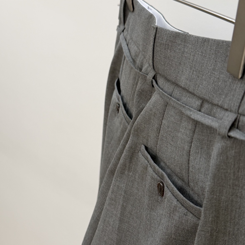 ID韓國代購女裝新款休閑時尚職業人氣推薦休閑褲含腰繩腰帶ID休閑褲