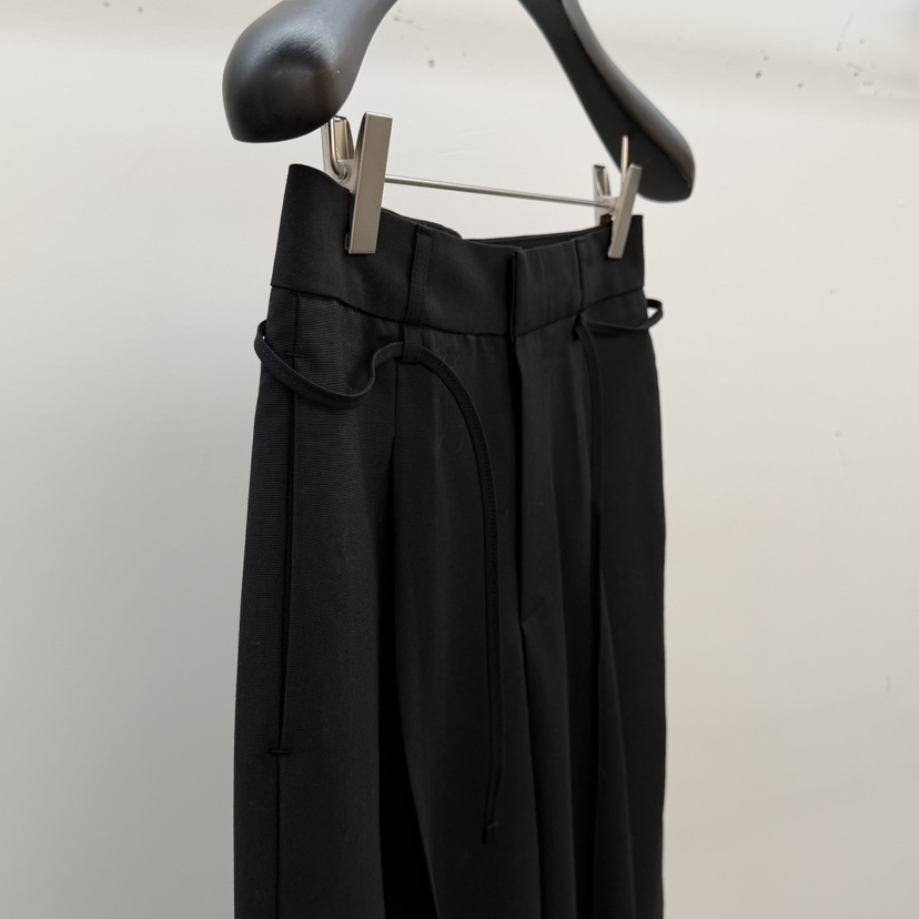 ID韓國代購女裝新款休閑時尚職業人氣推薦休閑褲含腰繩腰帶ID休閑褲