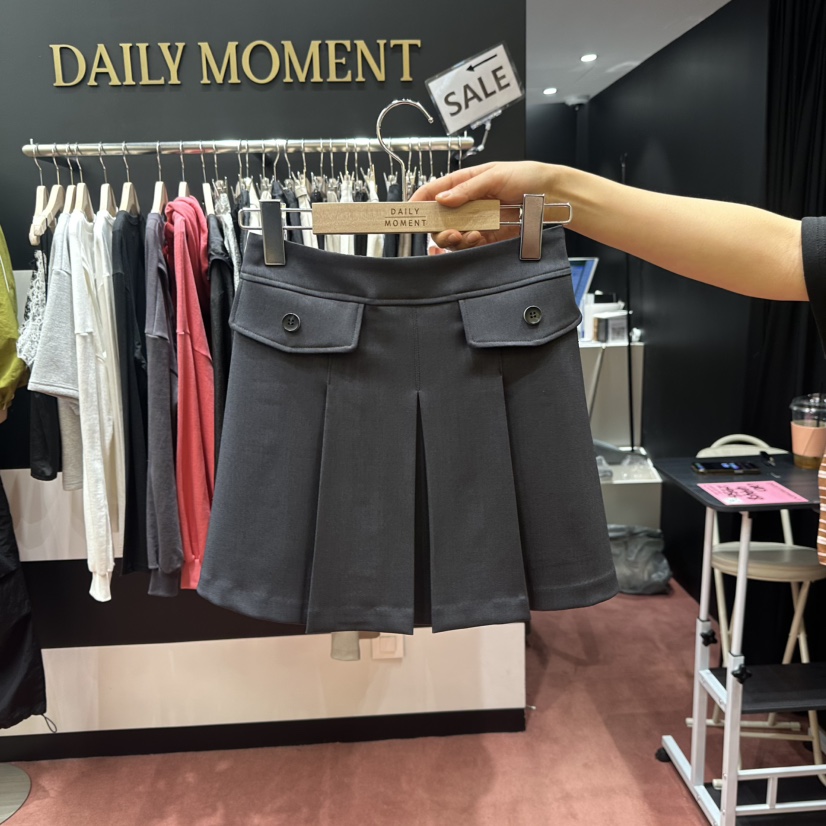 DAILY MOMENT韓國東大門直郵女裝新款時尚熱賣休閑推薦短裙DAILY MOMENT短裙圖色3