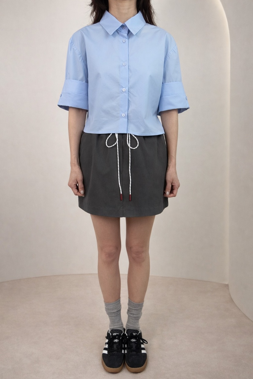 FEFFER韓國東大門直郵女裝新品時尚熱賣推薦26春夏襯衫蕾絲衫FEFFER襯衫/蕾絲衫