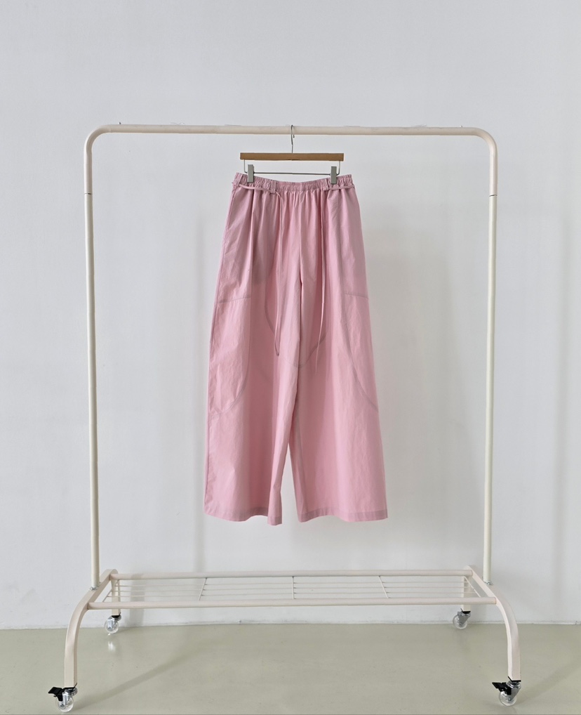 J SHOP韓國直郵女士新款26春夏職業推薦休閑休閑褲含腰繩J_SHOP休閑褲圖色3