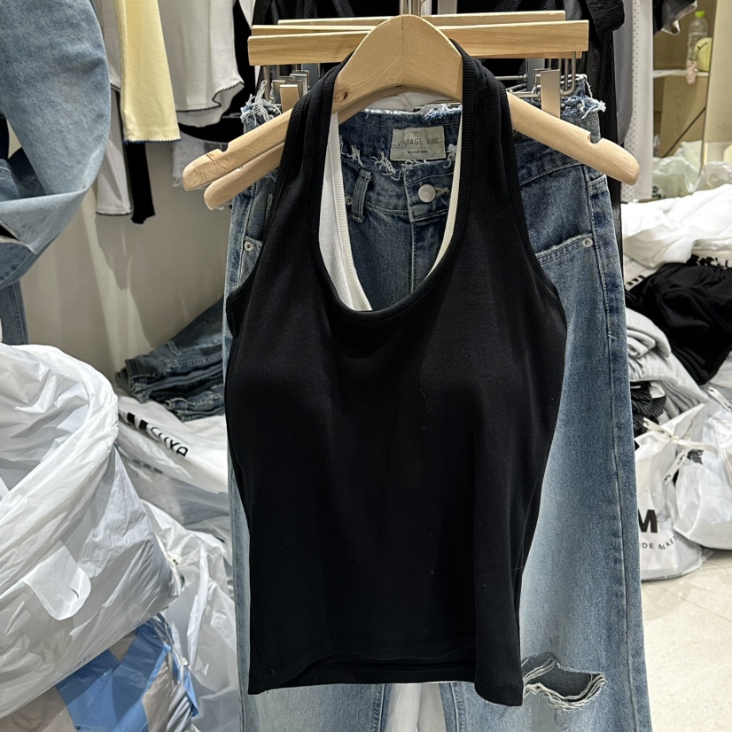 VINTAGE VIBE韓國東大門直郵女士新品26春夏熱賣吊帶背心VINTAGE VIBE吊帶/背心圖色6