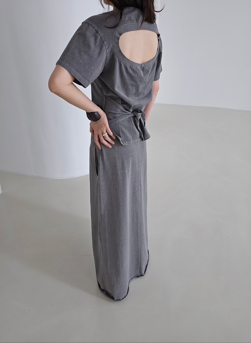 J SHOP韓國直郵實拍女士新品人氣推薦休閑26春夏時尚長裙J_SHOP長裙