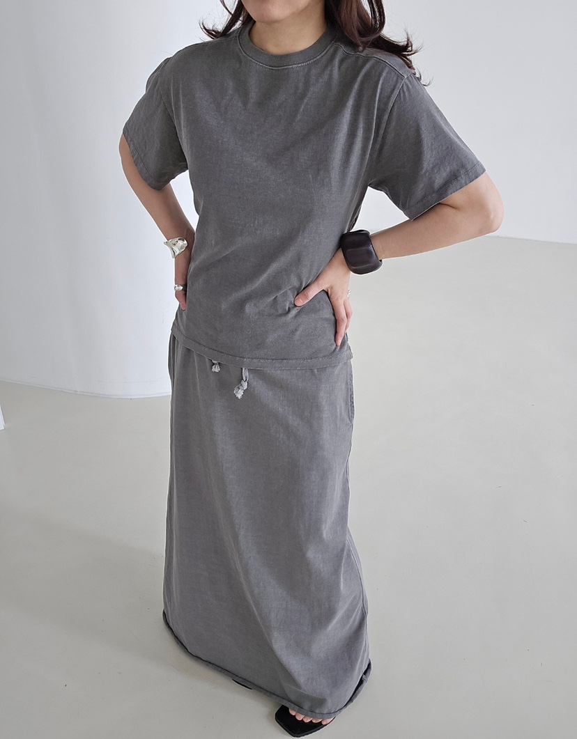 J SHOP韓國直郵實拍女士新品人氣推薦休閑26春夏時尚長裙J_SHOP長裙