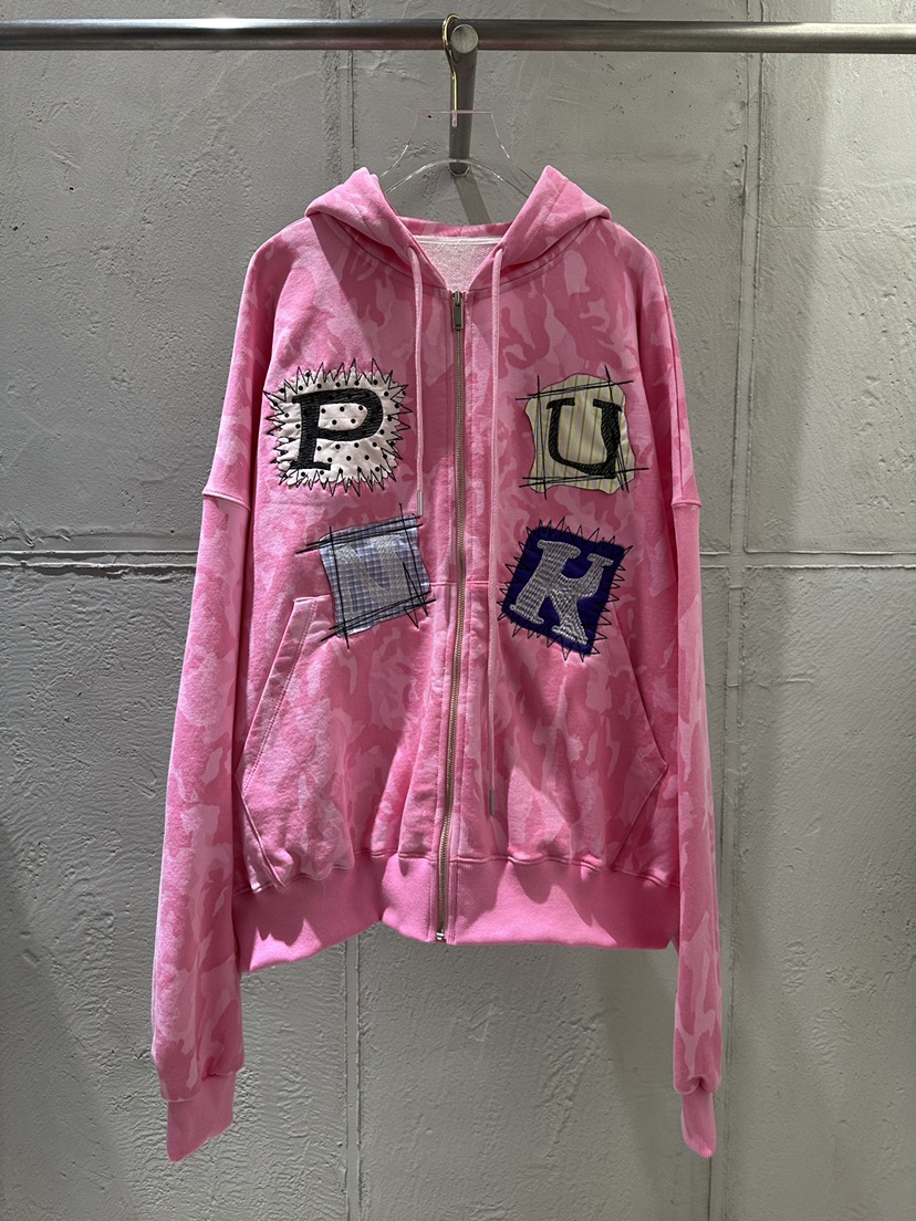 UNICO-p韓國東大門直郵女士新品職業休閑夾克連帽衫迷彩UNICO夾克圖色1