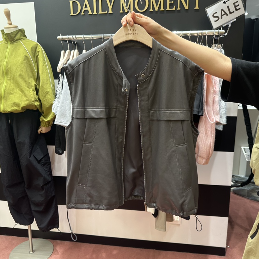 DAILY MOMENT韓國直郵女裝新款職業26春夏推薦人氣時尚馬甲DAILY MOMENT馬甲圖色2灰色