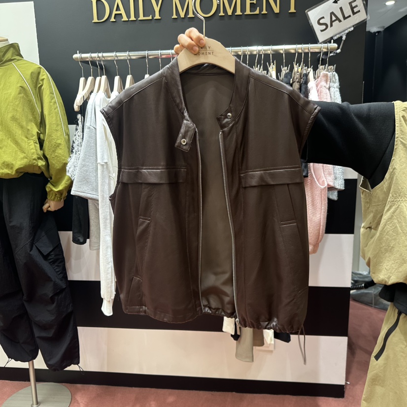 DAILY MOMENT韓國直郵女裝新款職業26春夏推薦人氣時尚馬甲DAILY MOMENT馬甲圖色3棕色