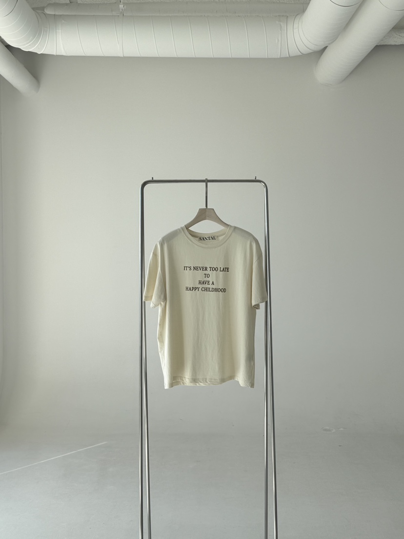 SANTAL韓國直郵女士新款26春夏熱賣人氣推薦職業休閑時尚T恤SANTALT恤圖色1