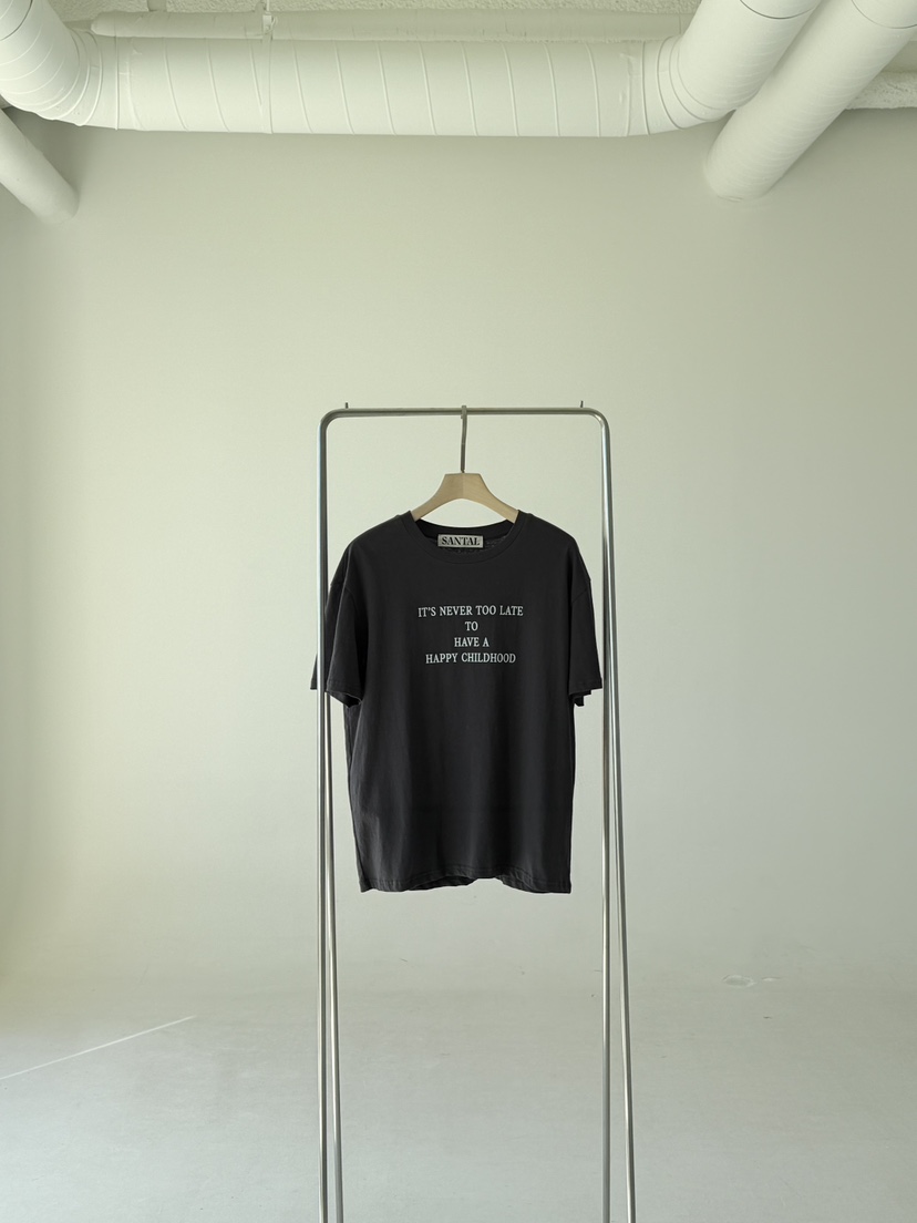 SANTAL韓國直郵女士新款26春夏熱賣人氣推薦職業休閑時尚T恤SANTALT恤圖色4