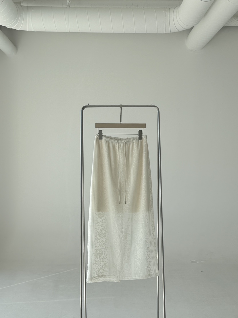 SANTAL韓國直郵女裝新品推薦熱賣職業人氣26春夏休閑長裙SANTAL長裙圖色2米色