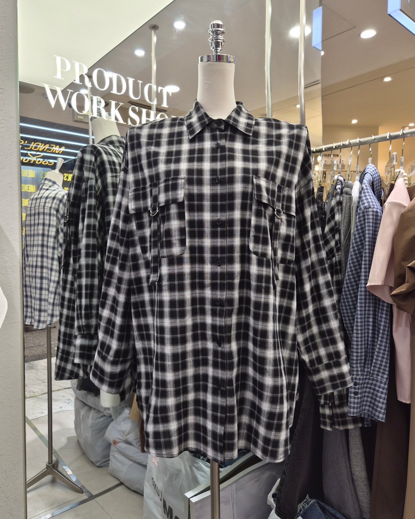 WORK SHOP韓國直郵實拍女士新款休閑熱賣推薦襯衫蕾絲衫Work_shop襯衫/蕾絲衫圖色2