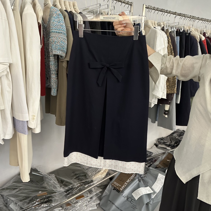 DOUBLE STANDARD/LE SMOKING/MAISONSTAFF韓國直郵女裝新品推薦長裙含飾品MAISONSTAFF長裙圖色2