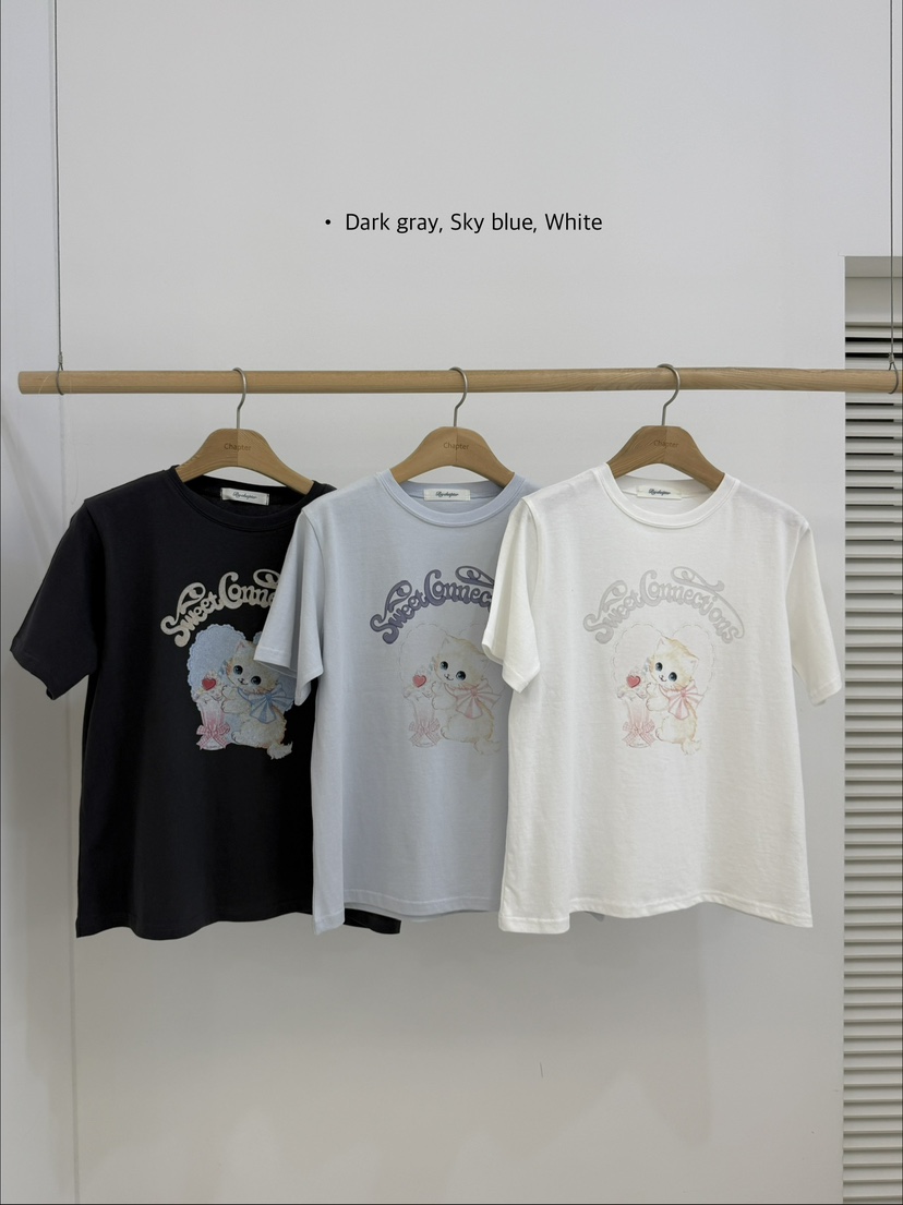 BY CHAPTER韓國直郵實拍女裝新品熱賣26春夏人氣時尚T恤BY ChapterT恤