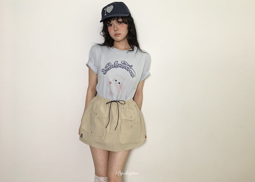 BY CHAPTER韓國直郵實拍女裝新品熱賣26春夏人氣時尚T恤BY ChapterT恤