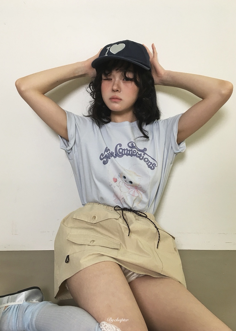 BY CHAPTER韓國直郵實拍女裝新品熱賣26春夏人氣時尚T恤BY ChapterT恤