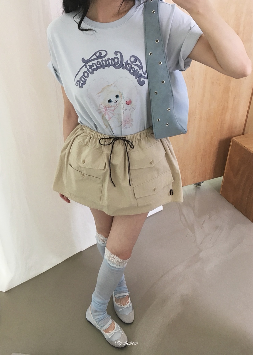 BY CHAPTER韓國直郵實拍女裝新品熱賣26春夏人氣時尚T恤BY ChapterT恤