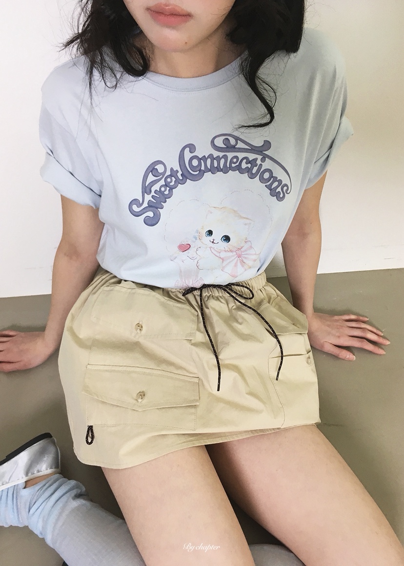 BY CHAPTER韓國直郵實拍女裝新品熱賣26春夏人氣時尚T恤BY ChapterT恤